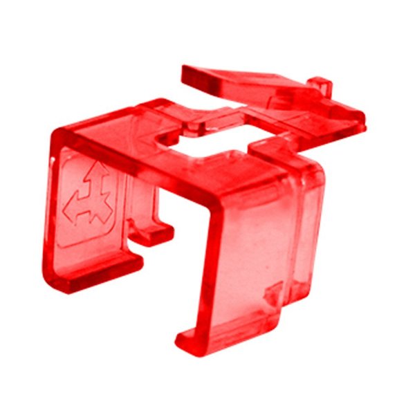 Quest Technology International Rj45 Plug Saver Repair Clips - 25 Pack, Red NMS-8003
